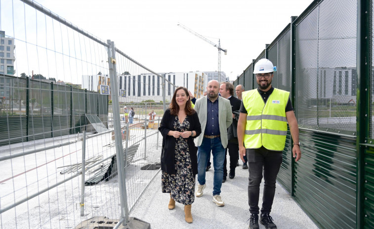 Los barrios de Xuxán y Matogrande, en A Coruña, ya están conectados por un tramo peatonal