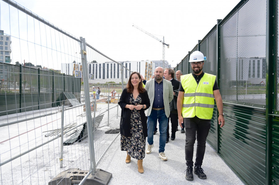 Los barrios de Xuxán y Matogrande, en A Coruña, ya están conectados por un tramo peatonal