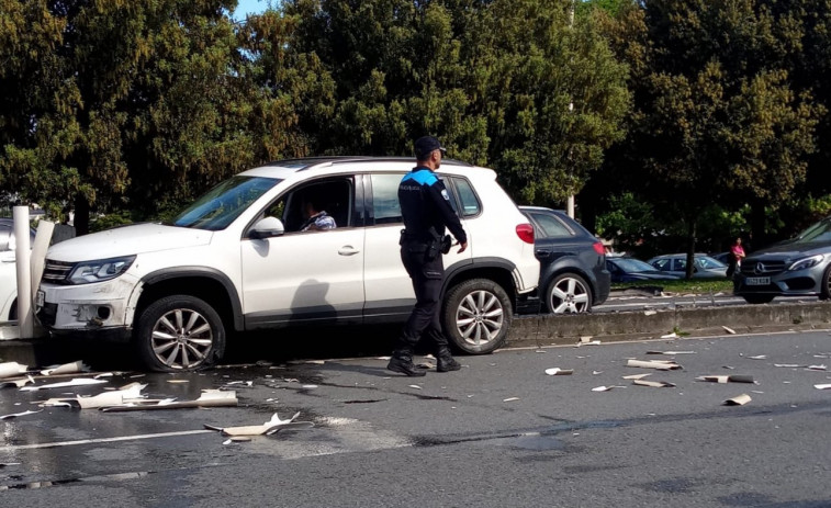 Arrasa la mediana de Alfonso Molina en plena hora punta de entrada al Depor