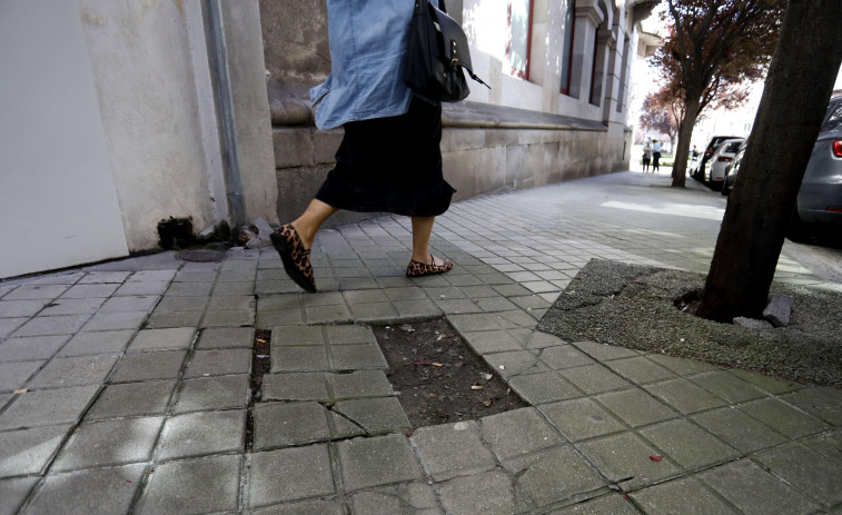 Juan Flórez: de bache en bache en pleno corazón comercial de A Coruña