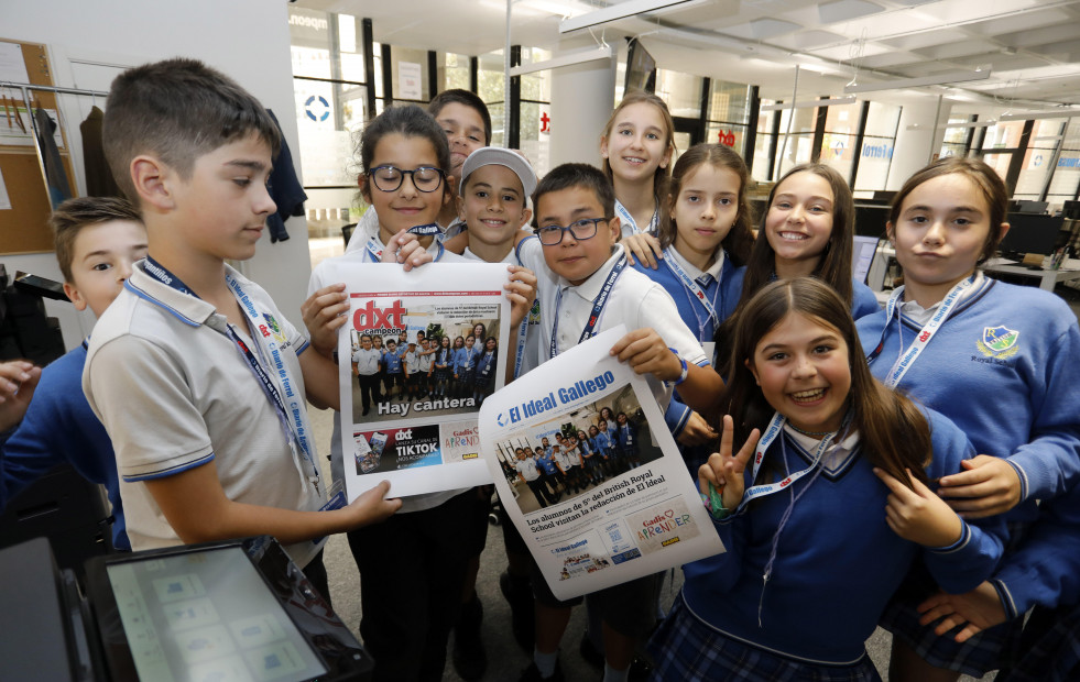 Los alumnos de 5º del British Royal School visitan El Ideal