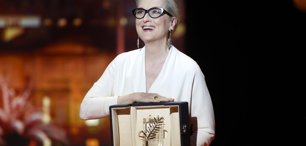 Meryl Streep recibe la Palma de Honor entre ovaciones y lágrimas