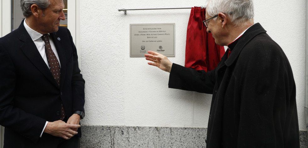 Rueda inaugura la nueva sede de Cáritas en Lugo