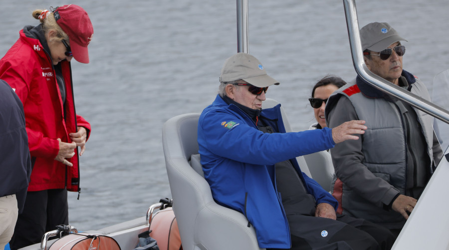 Juan Carlos I deja Sanxenxo tras pasar cinco días con amigos y familiares