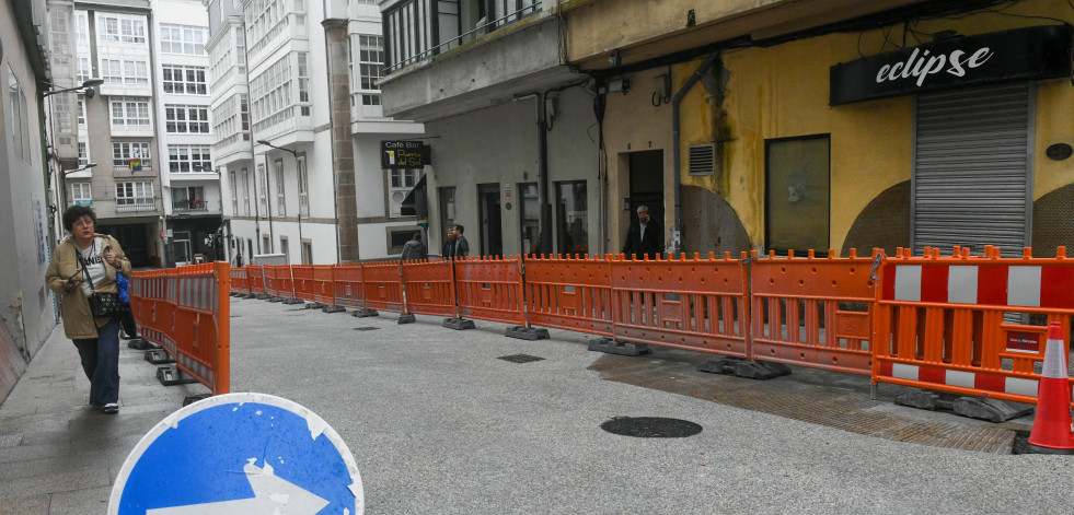 Finalizan las obras de la calle Sol de A Coruña