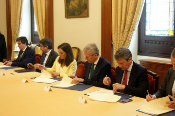 Firma del protocolo Coruña Marítimo @ Xulio Capelán