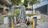 Inician la reparación de los escaleras automáticas de Maestro Clavé