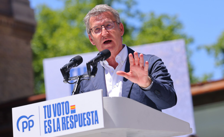 Feijóo acusa a Sánchez de comprar con la amnistía 