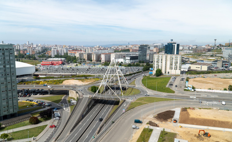 Así se contempla la ciudad desde la nueva Torre Amura de Someso