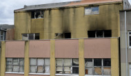 El PP teme que el medio centenar de okupas del edificio incendiado en la Ronda de Nelle entren en otros pisos