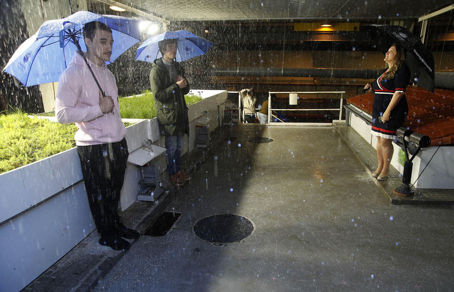 ... Y A Coruña creó la lluvia