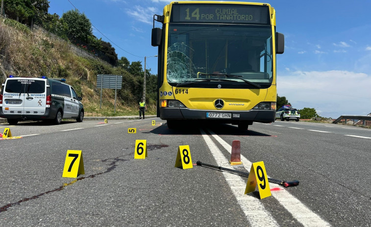 Muere una mujer en Ourense atropellada por un autobús urbano