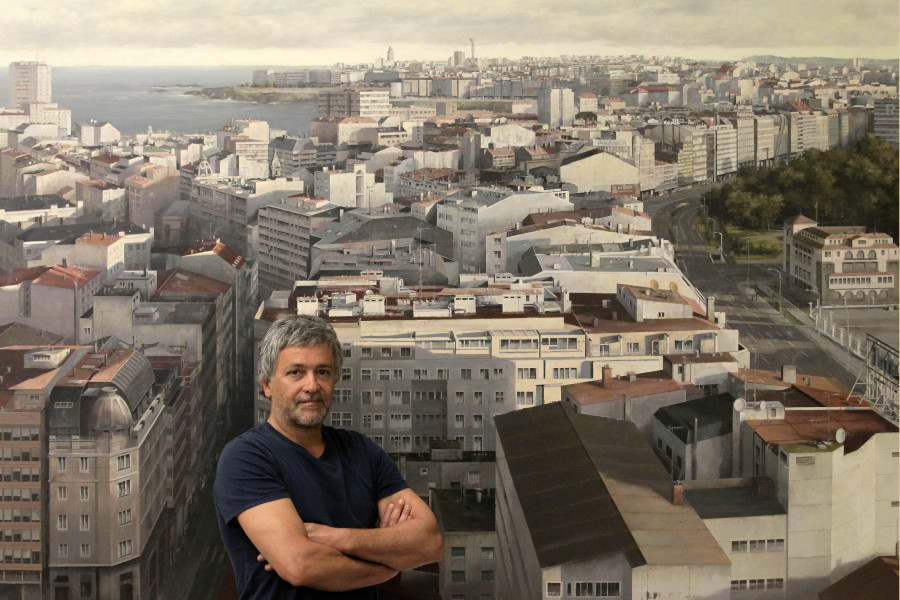 A Coruña, hecha un pincel de la mano de Jano Muñoz