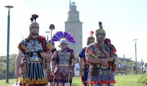 Ave Crunia, la recreación histórica de la asociación Gallaecia Viva