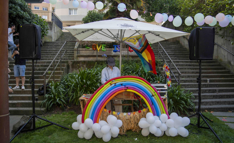 Celebración del Orgullo en la zona de Monte Alto y Orillamar