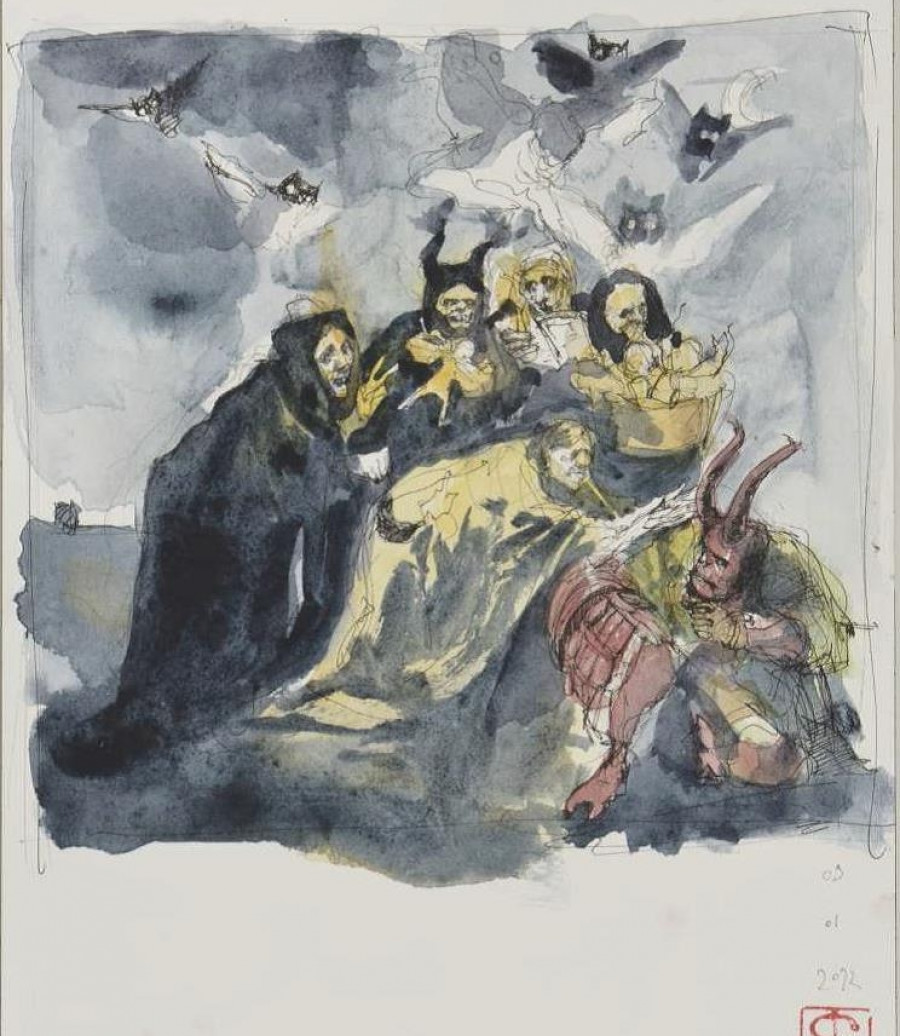 La nueva exposición de Afundación en A Coruña une la pintura de Goya y el cómic de Hellboy
