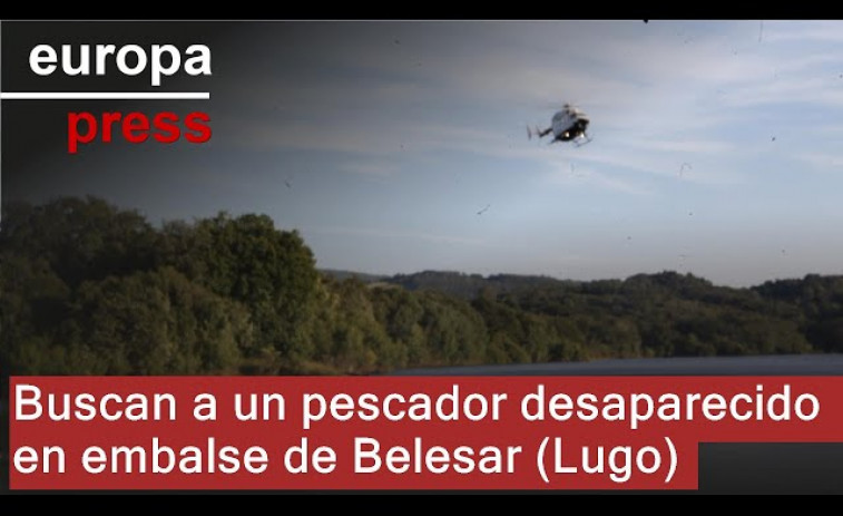 Buscan a un pescador y a un bañista desaparecidos en el embalse de Belesar en Lugo