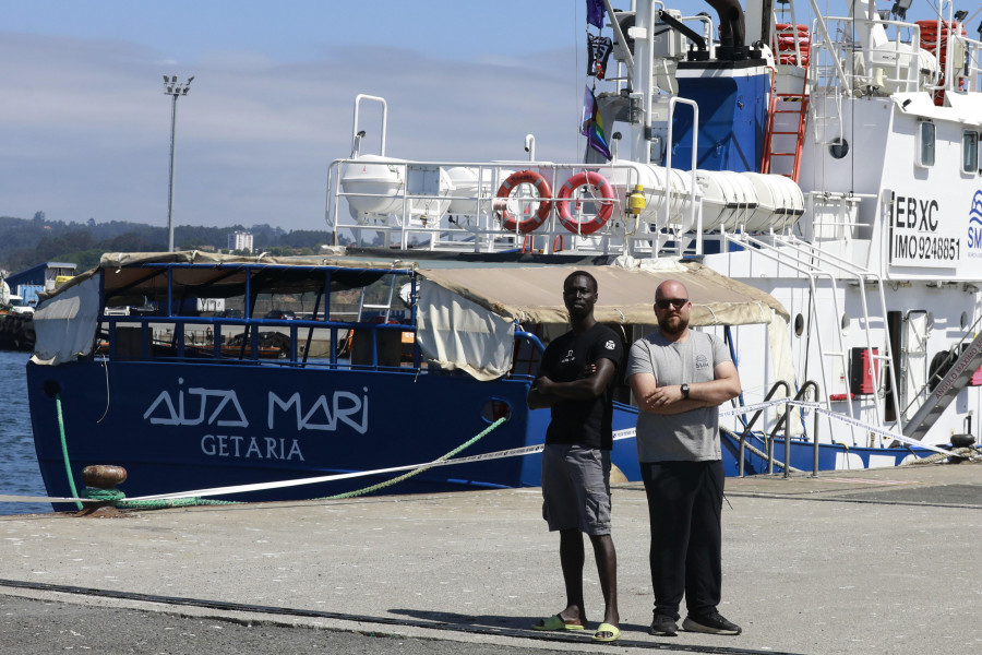 A Coruña, primera parada del ‘Aita Mari’ antes de salvar vidas en el Mediterráneo central