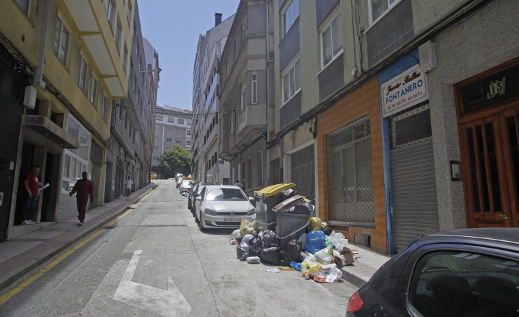 Denuncian otro punto negro en un edificio de Agra do Orzán de A Coruña