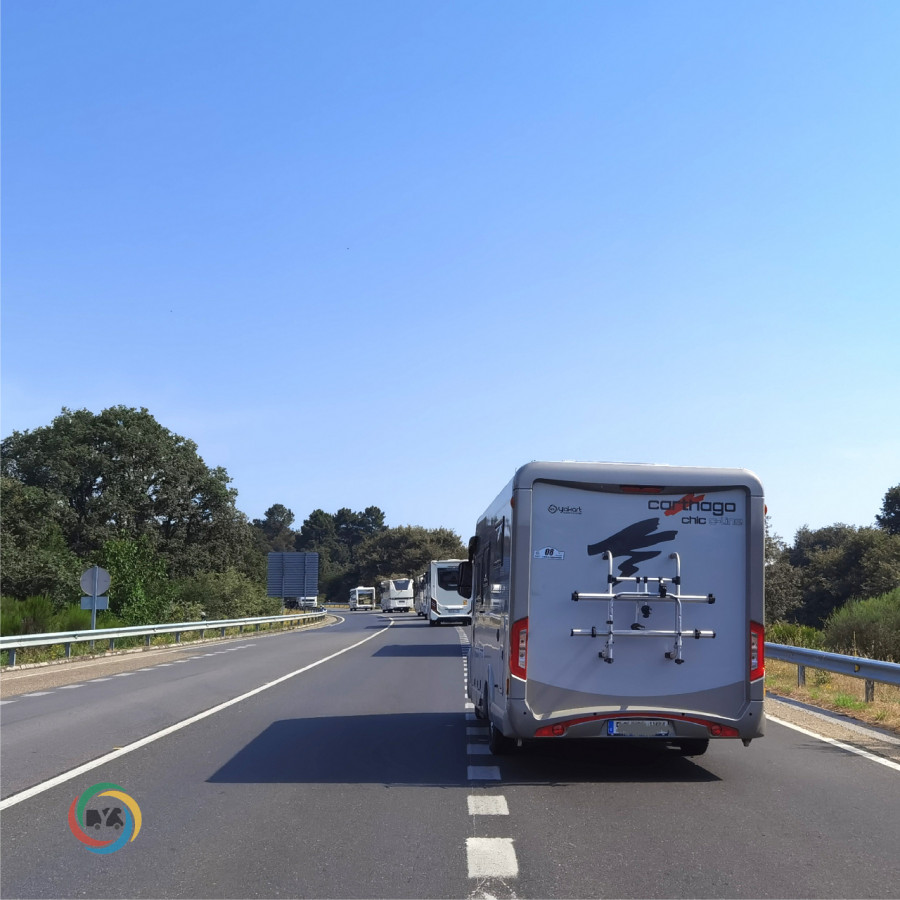 El medio centenar de autocaravanas de la Ruta Yakart llega este lunes a A Coruña