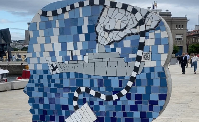 La 'Morriña' llena la Marina con una exposición de azulejos