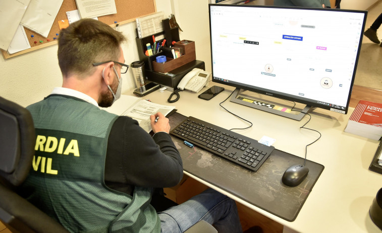 Desarticulan un grupo criminal especializado en sextorsión con víctimas en A Coruña