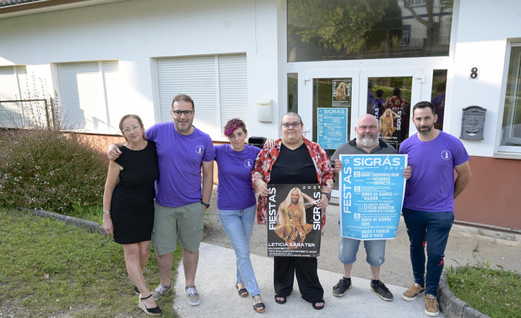 Comisión de fiestas de Sigrás: “Con Leticia Sabater ofrecemos algo distinto en la comarca”