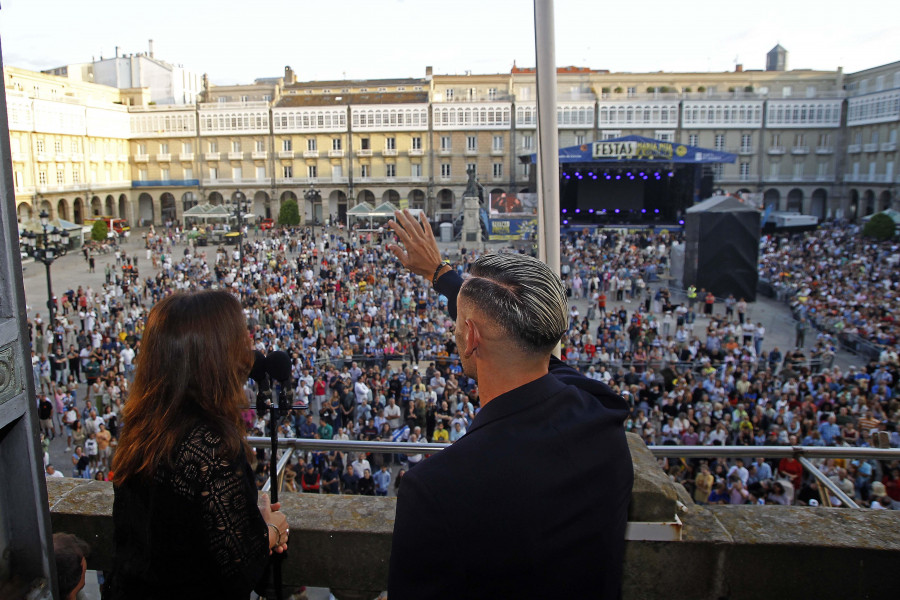 Números de récord en las fiestas de María Pita 2024