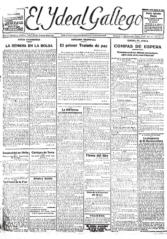Portada 20 agosto 1924