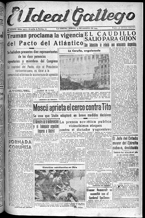 Portada 25 agosto 1949