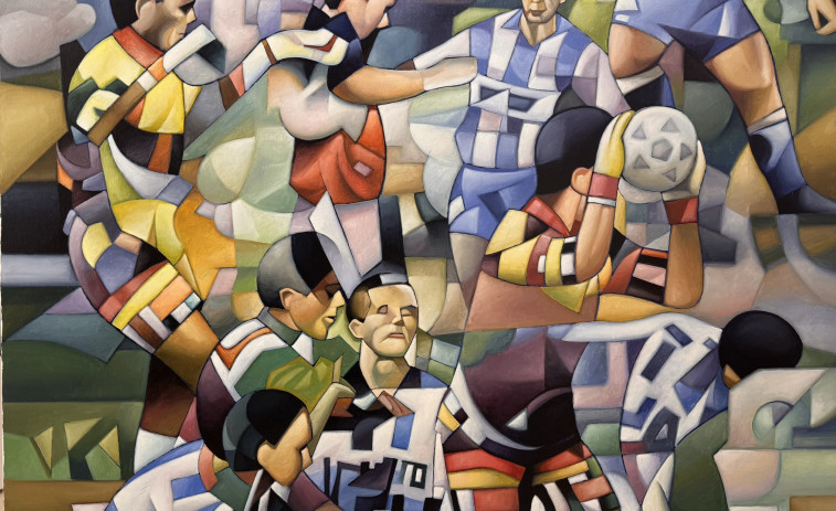 El Depor, las mariscadoras o el Puerto Exterior, protagonistas de la exposición de José Ramón en Artbys