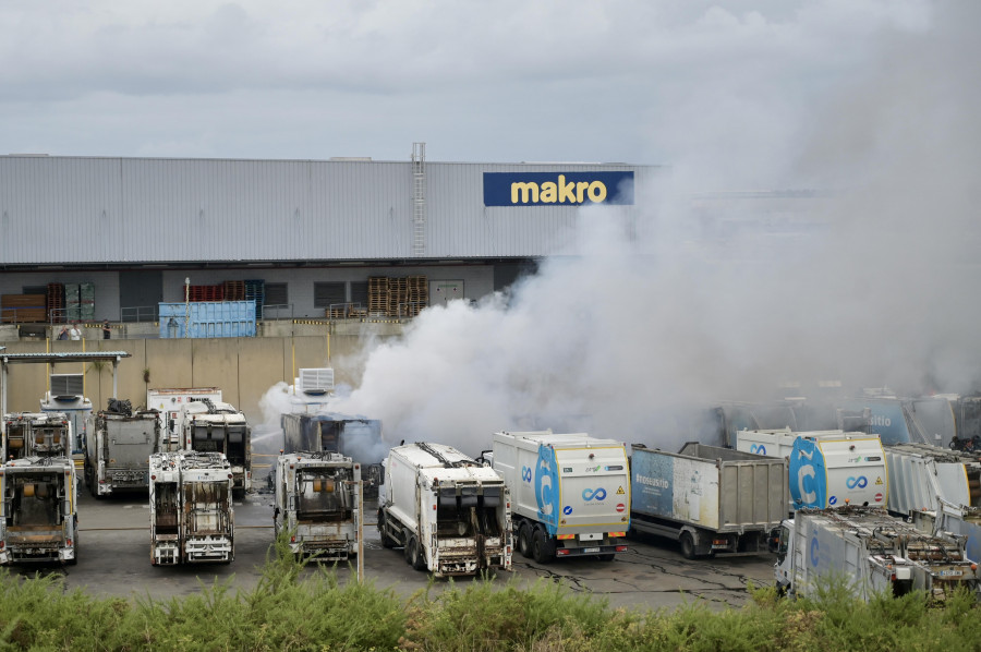 A Coruña sufre un incendio de un millón de euros