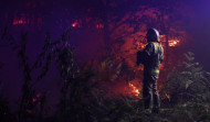 Activo un incendio forestal en Crecente que obliga a desalojar a más de 20 vecinos