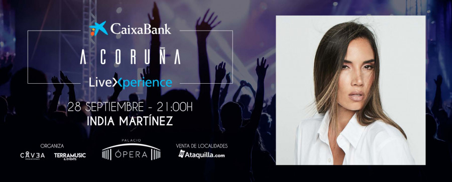 India Martínez estrena este septiembre en el Palacio de la Ópera el ciclo A Coruña Live Xperience by Caixabank