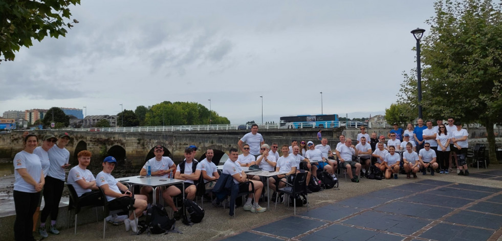 Una empresa de Galway celebra su 25 aniversario realizando el Camino Inglés