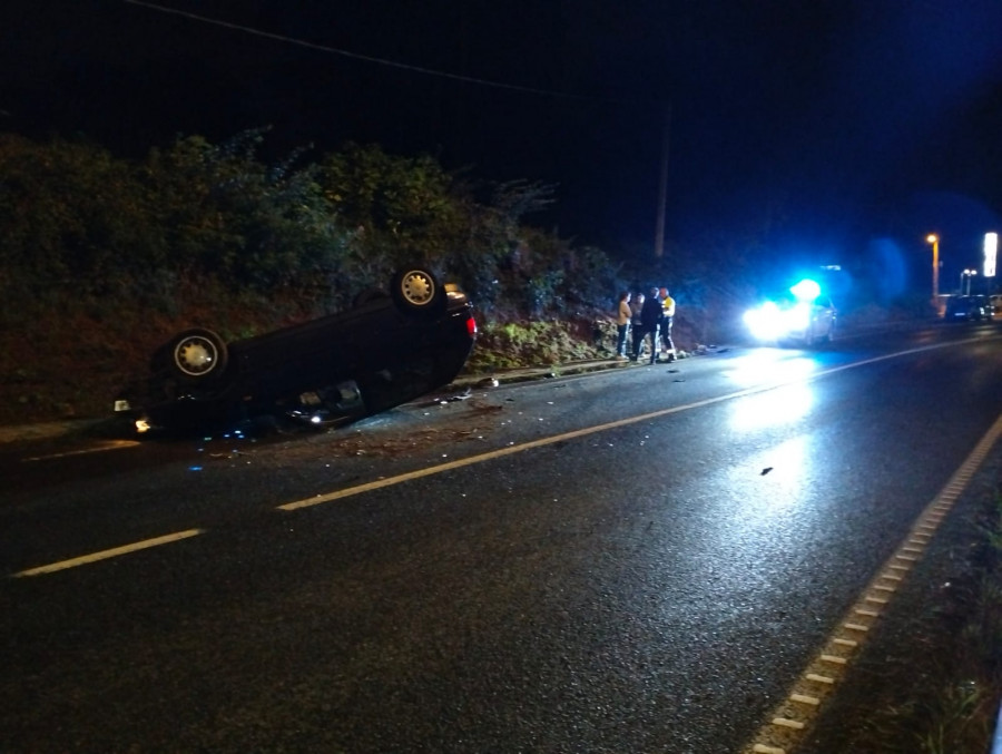 Dos accidentes en menos de diez horas en el mismo punto de Cambre