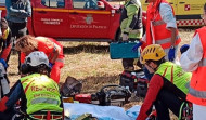 Una fallecida y un herido al estrellarse una avioneta de instrucción en Palencia