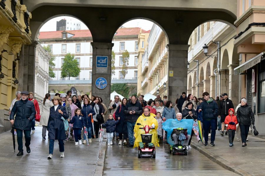 Adaceco visibiliza en A Coruña la lucha diaria de afectados por daño cerebral y sus familias