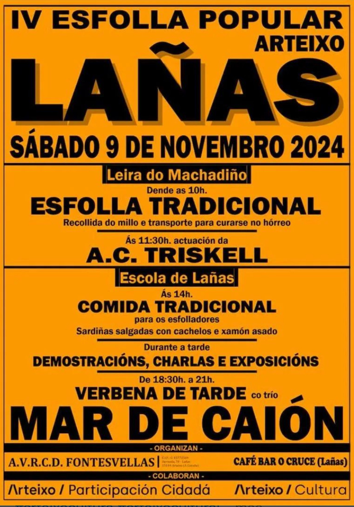 Cartel lau00f1as