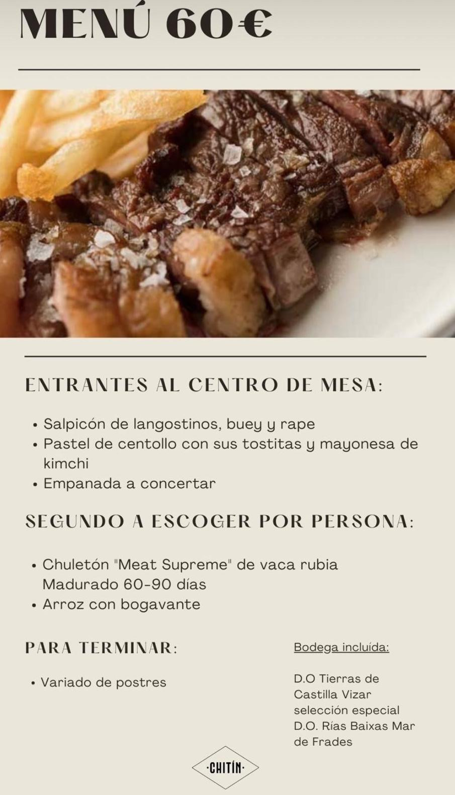 Menuu0301 de 60 euros de Chitiu0301n 