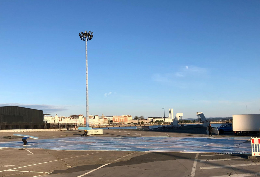 Cuándo estará lista y cuánto cuesta la pista de hielo del muelle de Calvo Sotelo