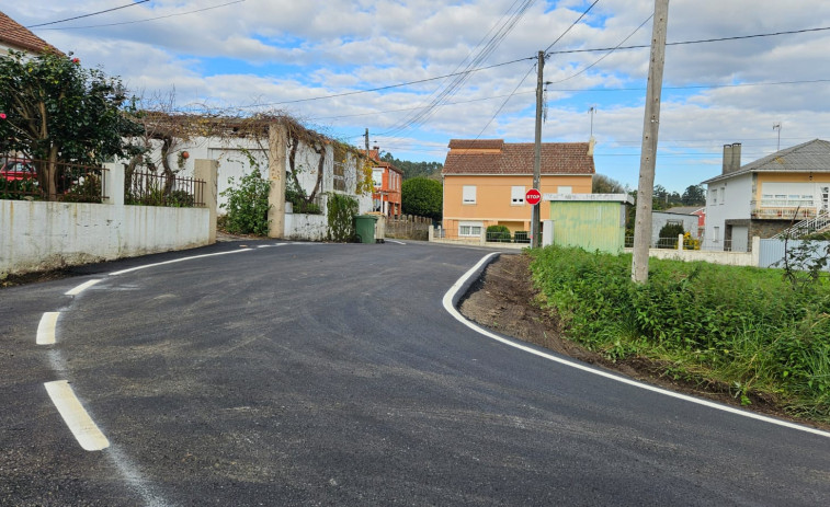 Finalizadas las obras de mejora de la carretera entre Armuño y Campo Galán, en Lubre
