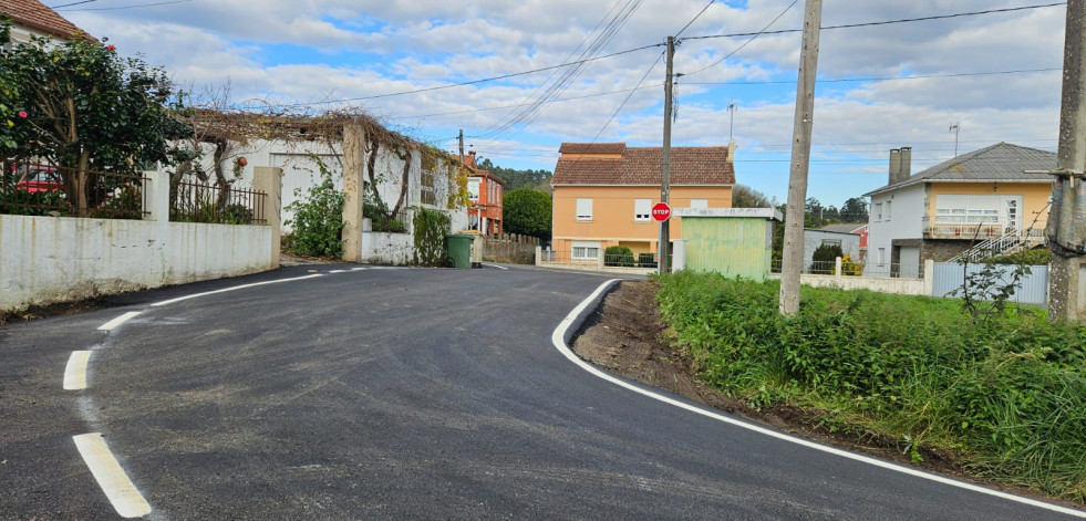 Finalizadas las obras de mejora de la carretera entre Armuño y Campo Galán, en Lubre