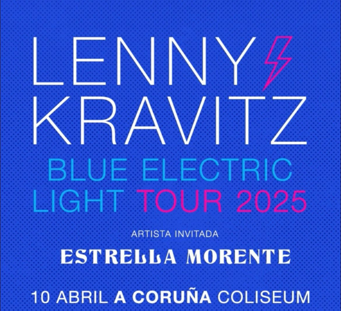 Estrella Morente será la artista invitada en el concierto de Lenny Kravitz en A Coruña