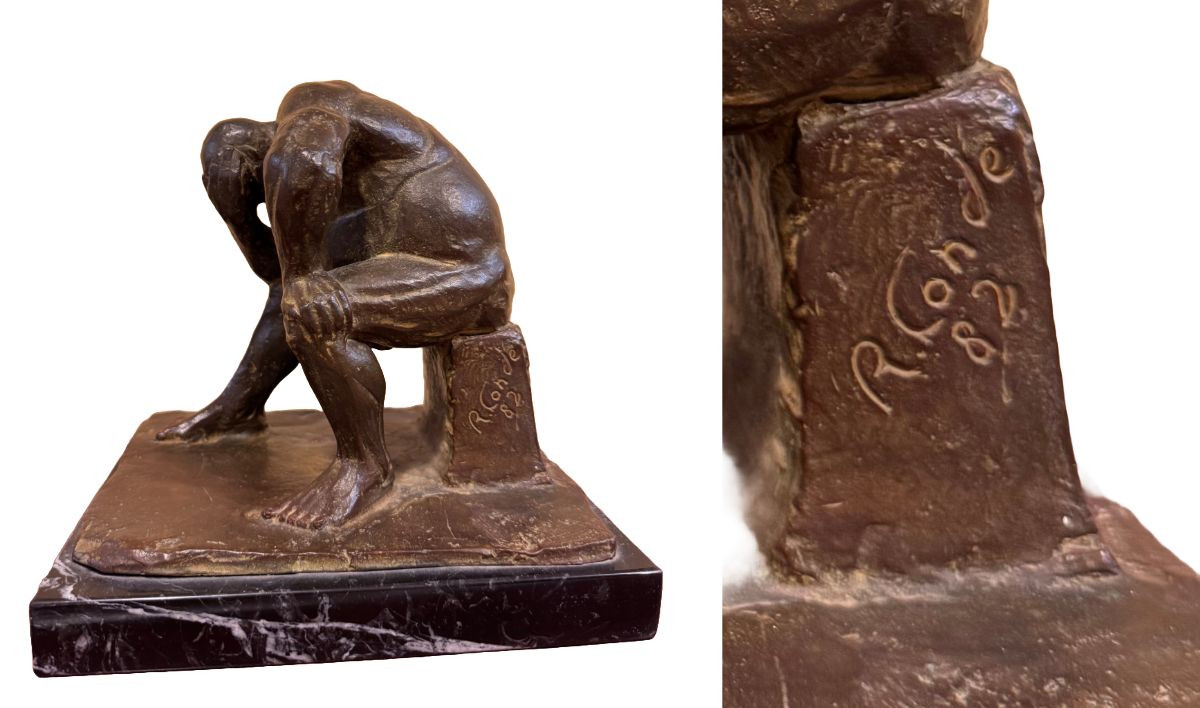 Ramou0301n Conde. ST. Bronce 24 x 20 x 23 cm.