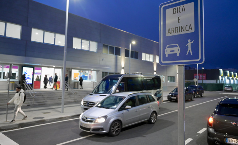 Bica e arrinca: la estación de tren de A Coruña estrena parking exprés