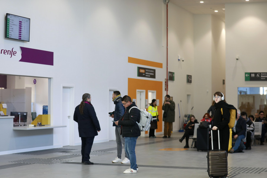 Los viajeros coruñeses se verán de nuevo afectados por los recientes cambios en la red ferroviaria