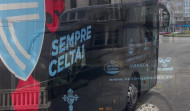 ¿Qué hace el autobús del Celta en pleno centro de A Coruña?