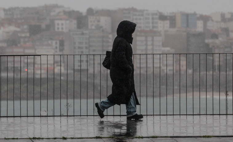 La borrasca Jana dejará un fin de semana de lluvias intentas en Galicia