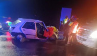 Dos personas resultan heridas en un accidente en Bergondo